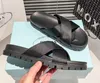 Designer sandales en tissu forgé à fond plat sexy lettre croisant des pantoufles chaussures à talons chaussures d'usine femmes confortable UE 35-40