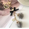 Sleutelhangers Est Luxe Bal Kroon Voor Vrouwen Tas Charm Hanger Mode Strik Sleutelhangers Auto Sleutelhanger Creatieve Ring