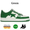 2024 chaussures de designer décontractées pour hommes femmes chaussures Nigo Bathing Apes baskets pour hommes Gris Noir Cuir verni Vert Blanc ABC Camo Bleu Rose Plateforme skate Baskets Jogging