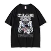 メンズTシャツアニメ柔術kaisen yuta okkotsuグラフィックTシャツトップ