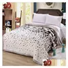 Sprei Dubbele Laag Winter Dekens Voor Bedden Super Zacht Pluizig Zware Warme Dikke Twin Queen Size Raschel Mink 201112 Drop Levering Dhwm4