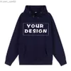 Erkek Hoodies Sweatshirts Erkek Çorap Stili Özel Hoodie DIY Metin Çift Arkadaş Aile Görüntü Giyim Özel Spor Giyim Kazak Boyutu S-3XL Z230719