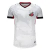 23 24 Ituano FC Mens Soccer Jerseys Home Black Red Away White Short Hides Football Shirts