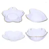 ألواح Nordic Creative Ocean Ocean Series Gold-Plated Plate Glass Plate Dessert Srack Jewelry Resoring Tray