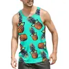 Débardeurs pour hommes Tropiques Hawaiian Beach Top Impression 3D Séchage rapide Gym Vêtements Hommes Gilet Sports Undershirt Streetwear Basketball Y2k