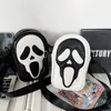 حقيبة Messenger Funny Ghost Skeleton Counter Counter Bags Pu Leather Phone Satchel