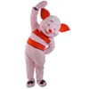 Costume de poupée de mascotte Costume de mascotte de cochon de porcelet Costume de fête d'ami Déguisement Halloween Costume de fête d'anniversaire Taille adulte Costume de mascotte204V