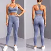 Yoga Outfit 12 pezzi lavati senza cuciture Set manica lunga Zipper Crop Top Leggings Palestra Fitness Reggiseno sportivo Active Wear Women Workout 230713