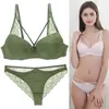 Zestawy staników moda push up bieliznę Zestaw Zestaw Wielkiej Bieliczki Sexy C D E Cup Ultrathin Transparent Bra Metties Koronkie czarne