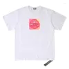 Heren T-shirts C. E Modemerk 20SS Nachtlampje Neon Katoen Printing Vintage Casual Paar T-shirt Voor Mannen En Vrouwen