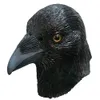 Masques de fête Latex tête complète Animal oiseau Dodo perroquet corbeau accessoires de mascarade masque 230713