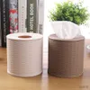 Tissue Boxes Napkins Round Container Living Room Bedroom Gift Napkin Holder Home Toilet Paper Storage Desktop Hotel Decorative Tissue Box Dustproof R230714