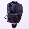 bdsm Sex Products sex toys Bondage Black Sofe Leather Adjustable Bolero Straitjacket201w