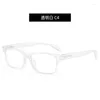 Sonnenbrille Transparente Anti-Blaulicht-Brille Unisex Retro Flache optische Computer-Gaming-Brille