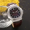 Klassische Herrenuhr mit Automatikwerk, Herrenarmbanduhr, mechanische Uhren aus Edelstahl, 002236h