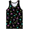 Herentanktops 3D Fantasy Abstract Graffiti Figuur Top Gym Kleding Mannen Zomer Streetwear Basketbal Vest Sneldrogend Mouwloos Y2k