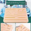 Kit di addestramento per suture cutanee Pad Kit di addestramento per suture Pad Trauma Accessori per pratica e utilizzo1185u