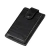 Wallets Man Wallet Genuine Leather Automatic Aluminum Box Sleeve Automatically Ejects Anti Demagnetization Card Bag Male Holder