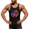 Herrtankstoppar muskel! 2023 Gym Vest Bodybuilding Clothing and Fitness Men Underhirt Shirt XXL