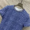 Basic Casual Jurken Designer Chan nieuwe designerjurk zomer voor dames 2023 tweed modekleding CCC Sexy Jurk diner feestjurken Moederdag cadeau I5MA