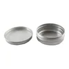 Bouteilles de stockage 15 Ml Boîtes rondes en métal Bocaux en étain en aluminium Sac à main Poudre Maquillage Petite boîte Contenants en aluminium