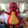 2018 Factory blue red dinosaur mascot dino costume for adult to wear224V