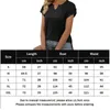 Women's T Shirts Summer Short Sleeve T-Shirt Pull Rubber Band Fashion T-shirts Solid Color V-Neck Streetwear For Girls Shopping Party