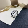 Design Band Rings with Box Men Kvinnor damer par ringer välgörenhet keramisk ring klassisk lyxdesigner smycken