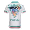 Camicia Casablanc Camicia da uomo Camicie firmate Camicia Casablanca Uomo Donna T-shirt Marca Maniche corte Abiti da uomo Hip Hop di lusso di alta qualità TAGLIA USA M-3XL