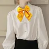 Bow Ties gömlek Bowknot Yıkanabilir toka tasarımı dekoratif katip garson bluz kravat yaka parti