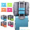 Storage Bags Waterproof Nylon Folding 46X34.5Cm 4 Colors Travel Bag Large Capacity Aircraft Trolley Portable Lage Dh0492 T03 Drop De Dhdgg