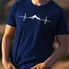 Polos masculinos 2023 camiseta estampada verão retrô clássico manga curta fitness roupas casuais todos os dias camisa grande 230714