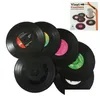 Matten Pads Vinyl Record Disk Coaster Voor Drankjes Hittebestendig Antislip Home Decor Creative Cup Tafel Mat Drop Levering Tuin Kitch Dhx5H