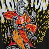 T-shirt grande in cotone Warren Houston Rocket Astronaut Print Trendy manica corta