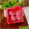 Parti Favor Anneler Günü Sabun Çiçek Yaratıcı Yüksek Giyci Paketli Yapay Güller Romantik Sevgililer Hediye Doğum Günü Düğün Çiçeği Dhmmn