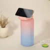 Water Bottles 2 Liters Capacity Bottle with Straw Gradient Color Hand assisted Accessories Bring Time Marking Large Plastic Cups 230714