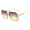Solglasögon Stylish Elegant Square Frame For Women Men Classic Trend Driving Sun Glasses Vintage Design Male Female Sunshades