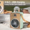 Elektriska fläktar BST i 1 halsfläktkylningskamera bärbar fläkt laddningsbar mini -fläkt USB -kylfläkt Electric Bladeless Fan Summer Handheld Fan