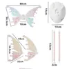 LED Light Sticks Electrical Butterfly Wings z Elf Fairy Costume Akcesorium dla dzieci świecącego błyszczącego aniołów rekwizytów 230713