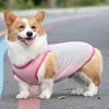 Abbigliamento per cani Gilet rinfrescante per animali domestici Camicia estiva per cani di grossa taglia T-shirt leggera riflettente ad asciugatura rapida Canotta in rete traspirante