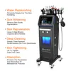 Multifuncional 10 em 1 RF Oxygen Cleaning Water Skin Grinding Oxygen Microcrystal Deep Cleaning Skinning Reduction Wrinkles Machine