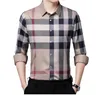 Polo Masculino T-shirt Men's Brand Designer Camisa casual de manga comprida com boa respirabilidade e roupas confortáveis