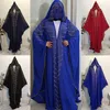 Siskakia Rhinestone Pearl Bat Sleeve Abaya Dress Outsize 2020 New Islamic dubai Arabian Muslim Dressing Gowns Eid Outfits319l