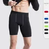 Pantaloncini da corsa Jogger Jogging Collant da uomo Biancheria intima ad asciugatura rapida Pantaloni da fitness Compressione Abbigliamento da palestra Leggings sportivi da uomo