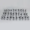 Figure militari 60Pcs Guerrieri in miniatura Soldati Modello Figura militare Giocattolo Cavalieri medievali Sandtable Decorazione Giocattoli per bambini 230714