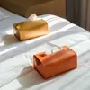 Tissue Boxes Napkins PU Leather Tissue Holder Household Tissue Storage Box Tissue Box Living Room Decoration Bedroom Kitchen Office Wholesale R230714