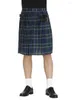 Skirts Men's Plaid Pleated Skirt Halloween Party Costumes Scottish Haoliday Dresses Fashion Stage Performance