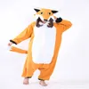 Mr Fox Cosplay Costumes Onesie Pyjamas Kigurumi Jumpsuit Hoodies vuxna Romper för Halloween Mardi Gras Carnival266C