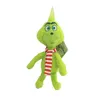 Nouveau jouet de poupée en peluche monstre vert de Noël pour garçons et filles cadeaux en peluche idéaux pour l'anniversaire des enfants