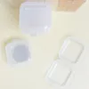 Square Empty Mini Clear Plastic Storage Containers Box Case with Lids Small Boxs Jewelry Earplugs ZWL707